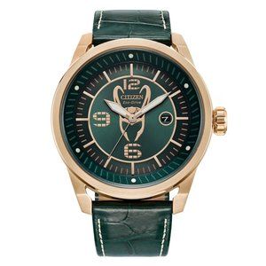 Citizen Eco-Drive Men'S Marvel Villians Loki Rose Gold Stainless Steel Case Watc